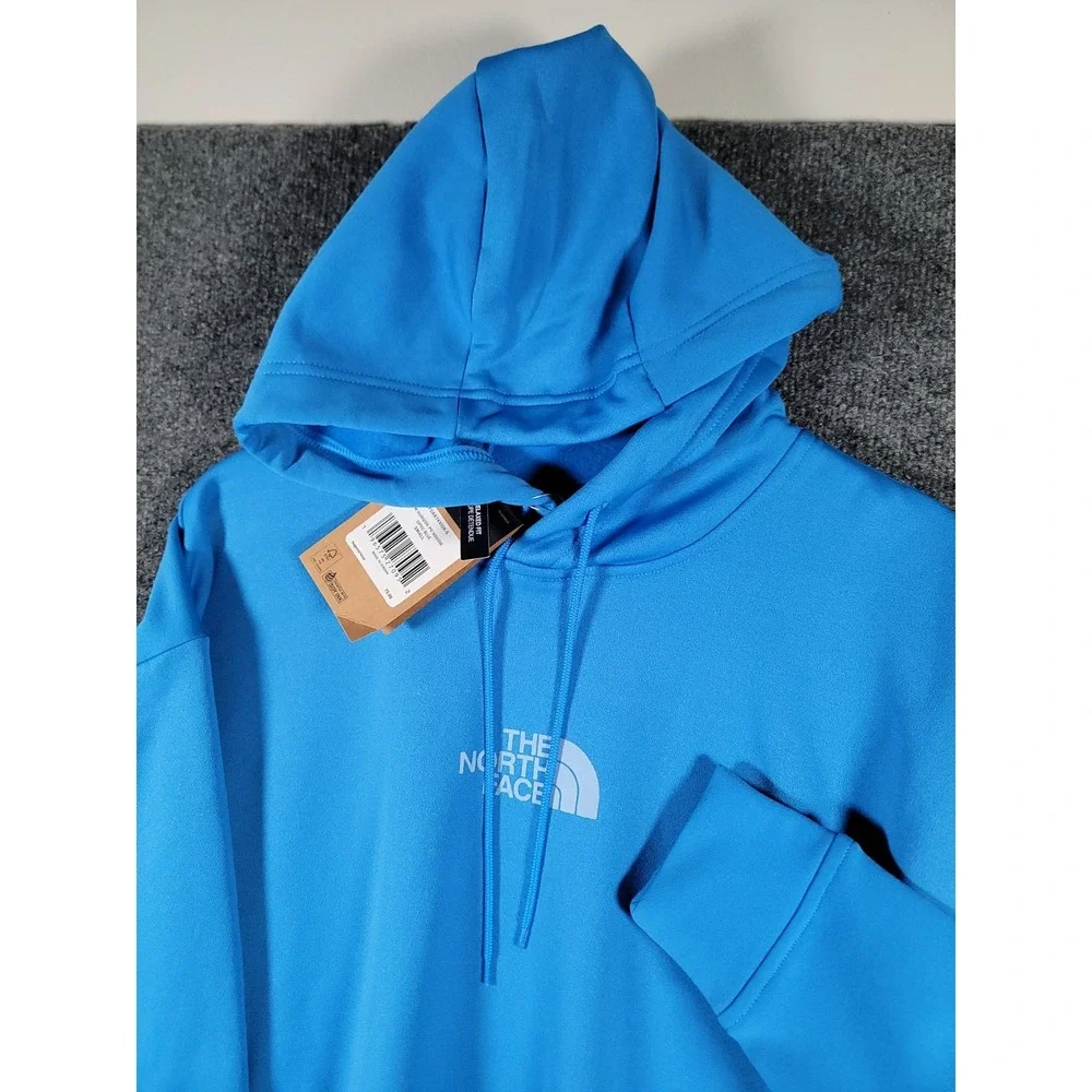 The North Face Horizon Logo Pullover Hoodie Small Mens Blue Sweatshirt NWT $75